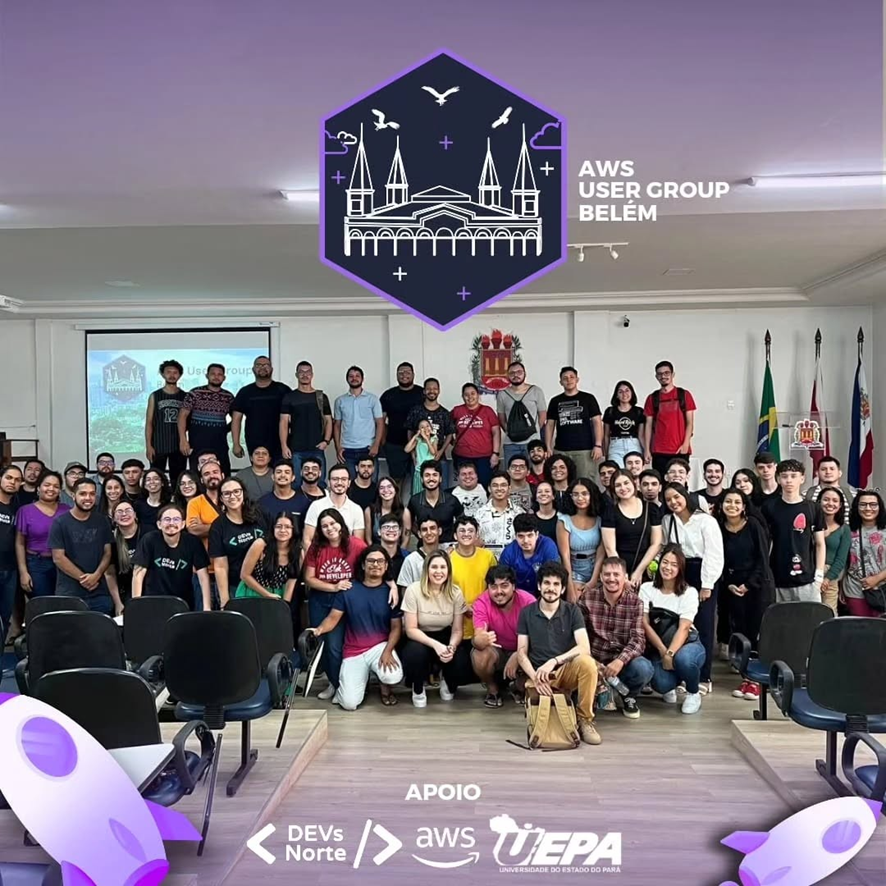 AWS User Group Belém com apoio da Universidade do Estado do Pará e CAESoft